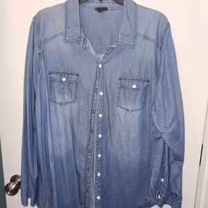 Torrid Classic Blue Denim Top